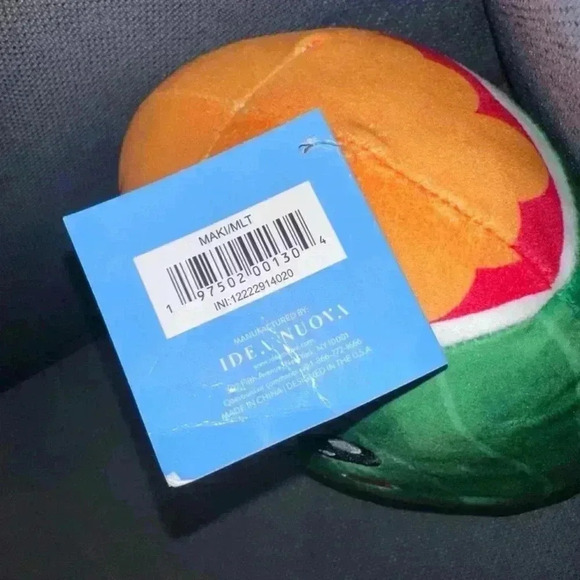 NWT!! Cuddly Crew Sushi Plush Toy / Green & Orange - Picture 8 of 9